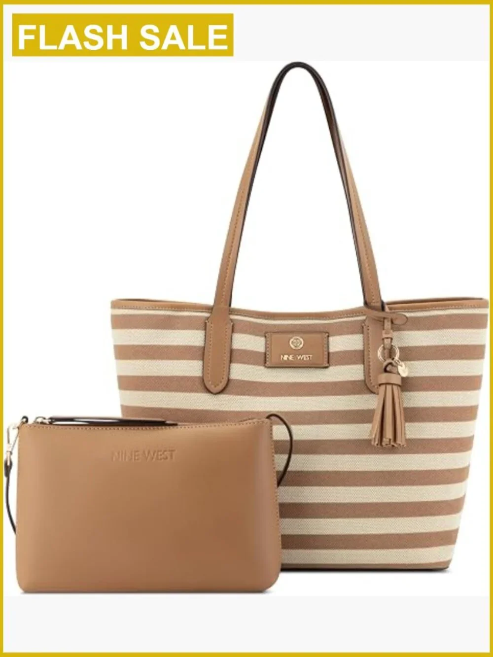 2 In 1 Convertible Tote Shoulder Bag Faux Leather Large